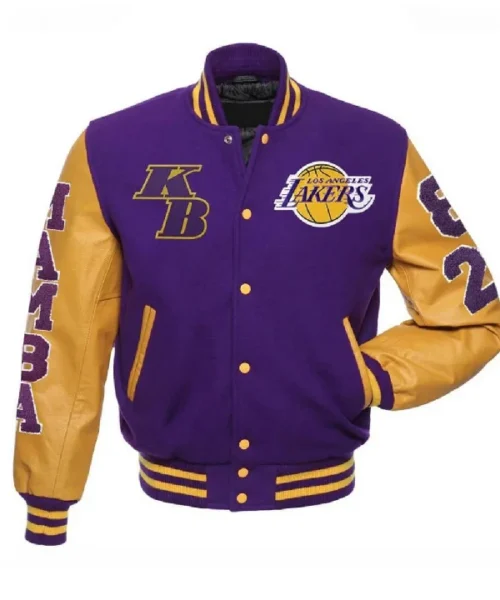 Los Angeles Lakers Kobe Bryant Mamba Letterman Jacket