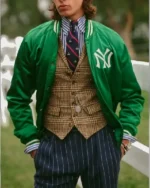 MLB Tokyo Series Polo Ralph Lauren Yankees Satin Green Jacket