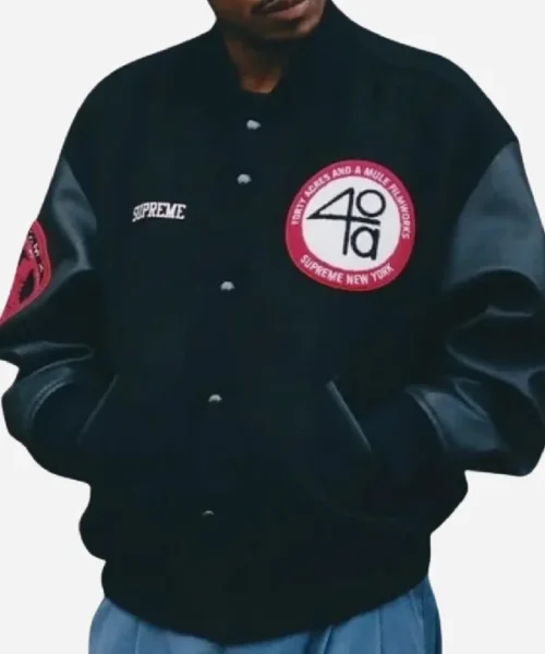 Malcolm Supreme 40 Acres Varsity Jacket