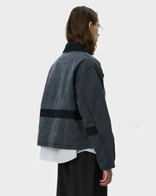 Mfpen Clasp Jacket Washed Black