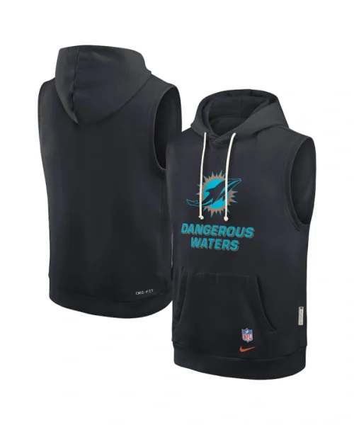Miami Dolphins 2025 Rivalries Sleeveless Hoodie