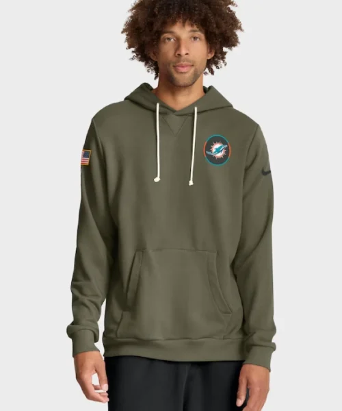 Miami Dolphins 2025 Salute To Service Hoodie