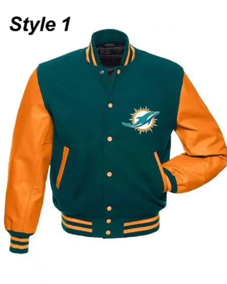 Miami Dolphins Letterman Jacket