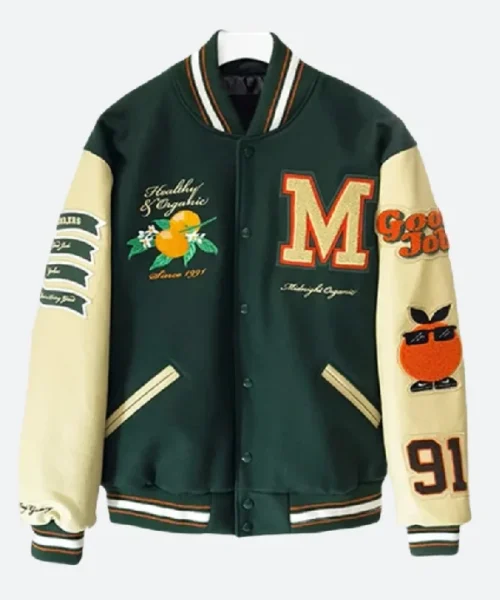 Midnight Organic Larry June Varsity Jacket