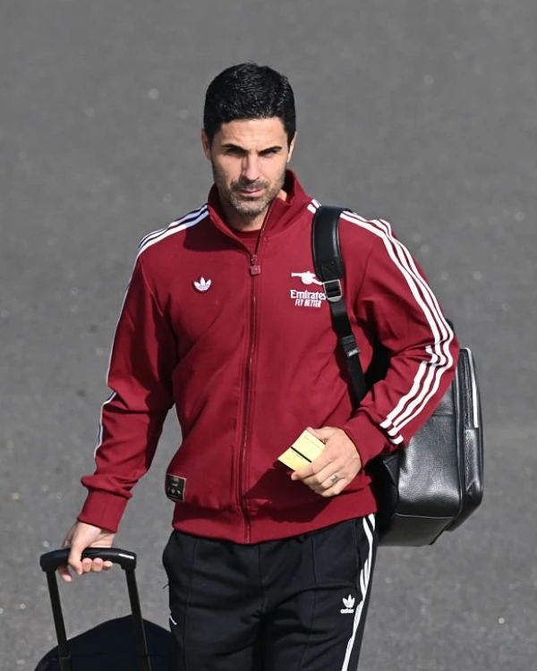 Mikel Arteta UEFA Champions League 2025_26 Phase MDI Red Jacket
