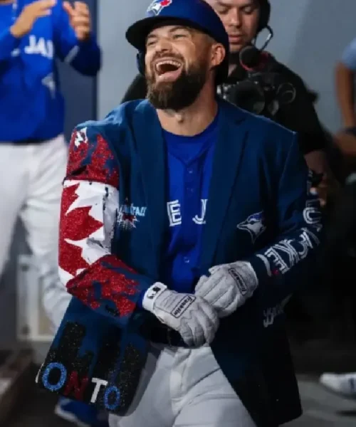 Nathan Lukes Toronto Blue Jays 2025 Home Run Jacket