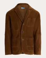 New Buy Polo Ralph Lauren Antique Smith Brown Suede Jacket Sale