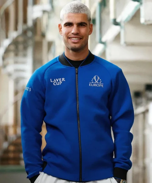 New Carlos Alcaraz Laver Cup 2025 Blue Jacket