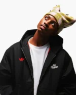 New ProjectShop Adidas Originals100 Thieves Black Hooded Jacket For Sale