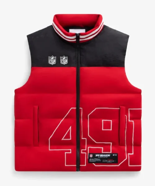 Off Season San Francisco 49ers Team Puffer Vest