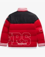 Off Season San Francisco 49ers Team Red Puffer Jacket