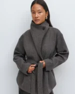 Order Gina Tricot High Neck Short Gry Jacket