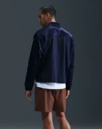 Order Now New York Court Slam Nike Tennis Jacket _ Gender Neutral Nike Court Slam Jacket Sale Blue Back