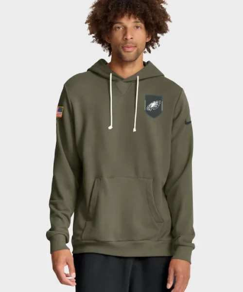 Philadelphia Eagles 2025 Salute To Service Hoodie