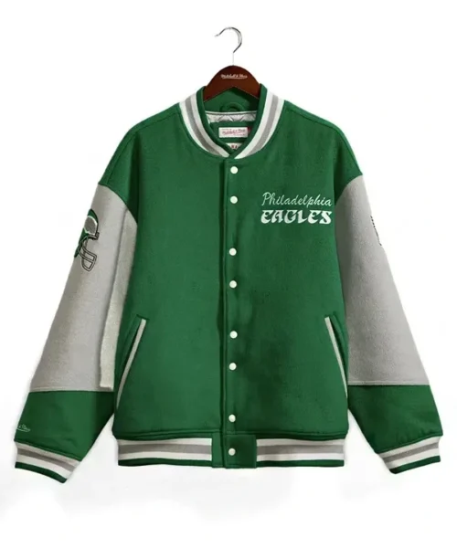 Philadelphia Eagles Princess Diana Wool Varsity Jacket