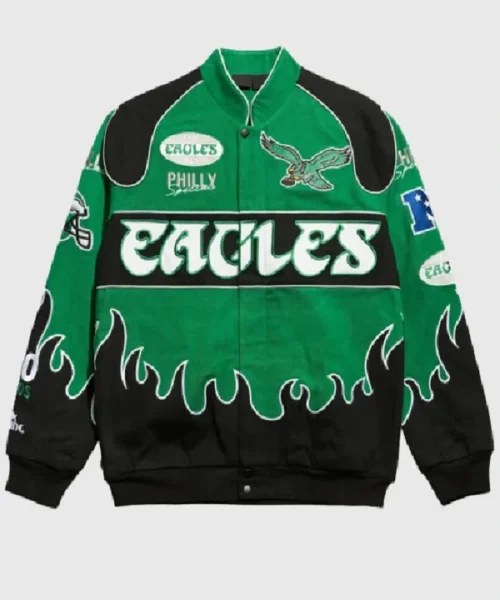 Philadelphia Eagles Racing Jacket