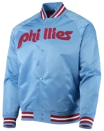 Philadelphia Phillies Satin Raglan Full-Snap Jacket