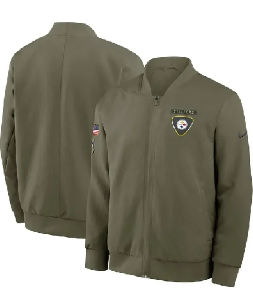 Pittsburgh Steelers 2025 Salute To Service Bomber Jacket
