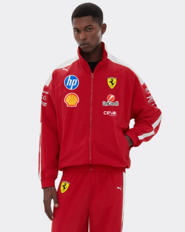 Puma for Scuderia Ferrari F1 HP 2025 T7 Drivers Jacket Red