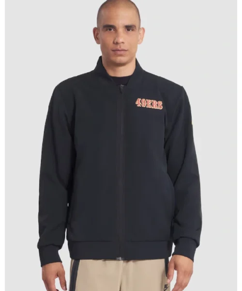 San Francisco 49ers Nike 2025 Rivalries Sideline Bomber Jacket