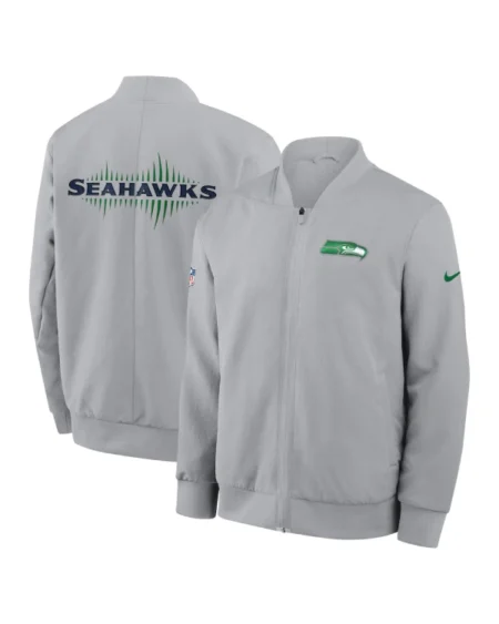 Seattle Seahawks Nike 2025 Rivalries Sideline Bomber Jacket