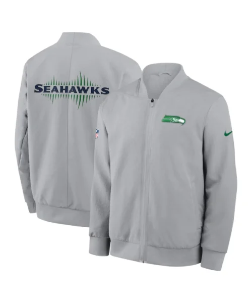 Seattle Seahawks Nike 2025 Rivalries Sideline Bomber Jacket