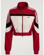 Shop Adidas Blocking Track Cropped Jacket For Sale