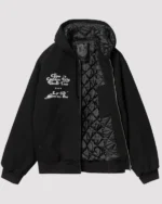Shop CLIPSE x Carhartt WIP OG Active Black Hooded Jacket For Sale