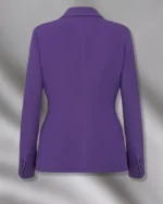 Shop Dior 30 Montaigne Bar Jacket Blazer- Single Breasted Purple Wool and Silk