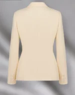Shop Dior 30 Montaigne Bar Single Breasted Jacket Cream Blazer