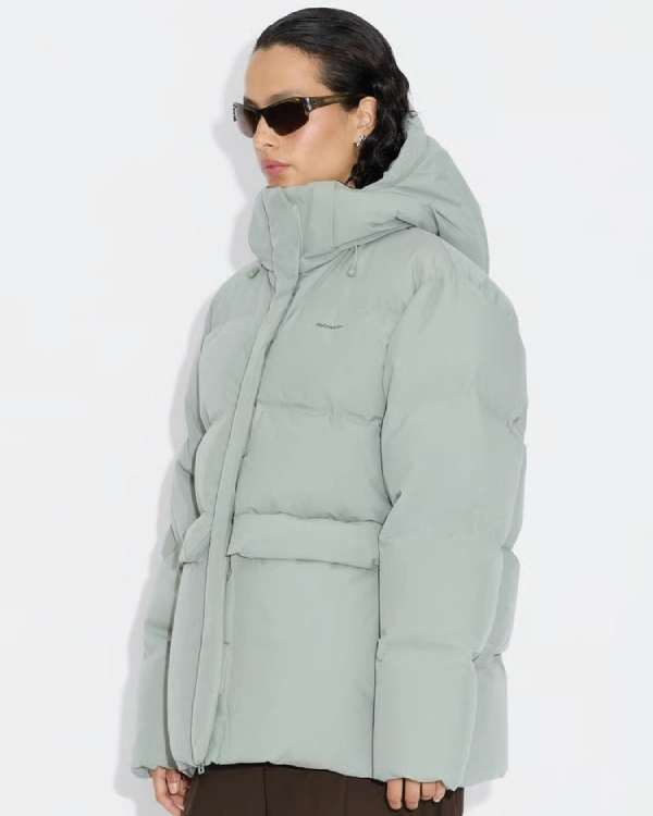 Shop Holzweiler Besseggen Down Jacket Coat Sale Grey