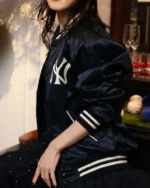 Shop MLB Tokyo Series Polo Ralph Lauren New York Yankees Satin Varsity Jacket