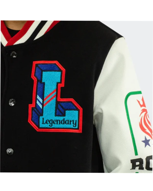 Shop Men’s TWO MILL TWENTY Legendary Lion Varsity Bomber Jacket