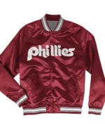 Shop Philadelphia Phillies Lightweight Raglan Full-Snap Satin Jacket For Sale