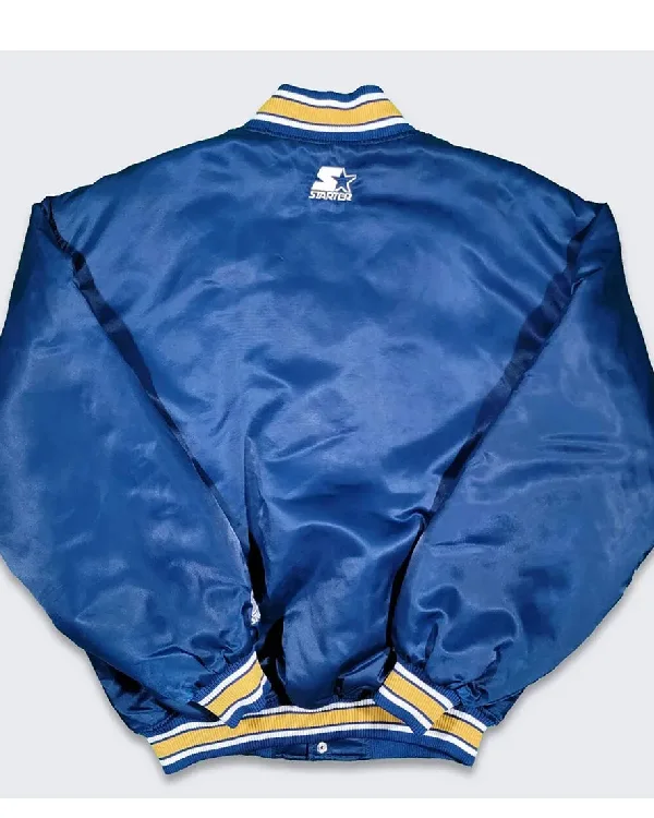 Shop Starter Blue Montana State Bobcats 90s Full-Snap Satin Jacket Sale
