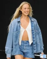 Sophie Cunningham WNBA Playoffs Semifinal 2025 Denim Jacket