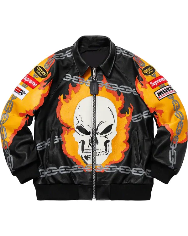 Supreme Vanson Leathers Ghost Rider Jacket