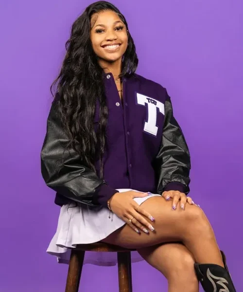 TCU Horned Frogs Taliyah Parker Wool Varsity Jacket