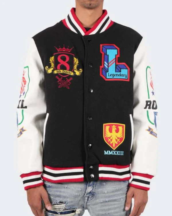 TWO MILL TWENTY Legendary Lion Varsity Jacket