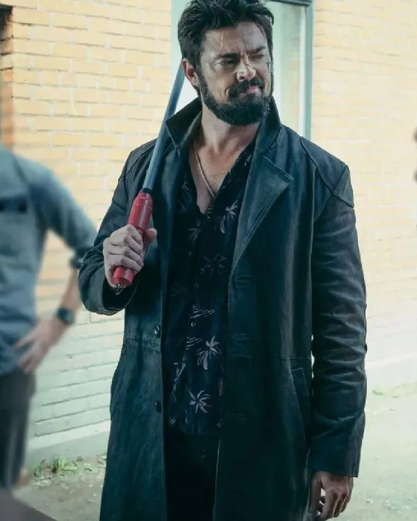 The Boys Karl Urban Black Coat