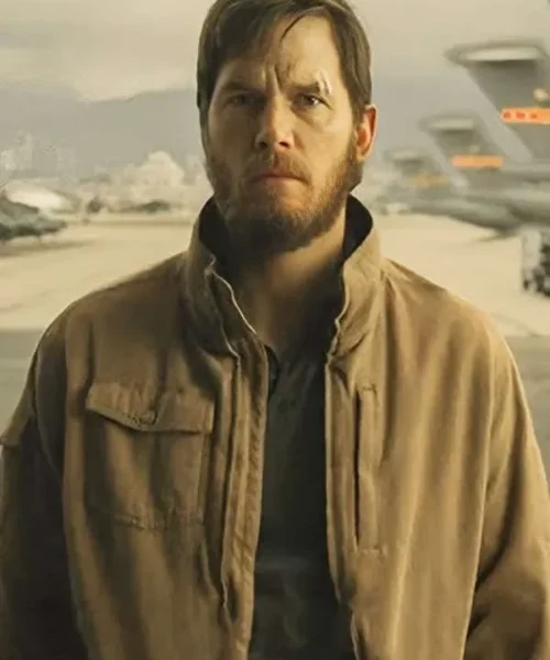 The Terminal List Chris Pratt Brown Jacket