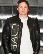Tom Delonge Angels and Airwaves Black Leather Jacket