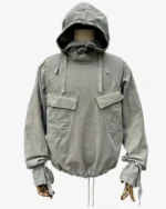 Vintage WW2 Gunner Smock Hooded Cotton Pullover Jacket