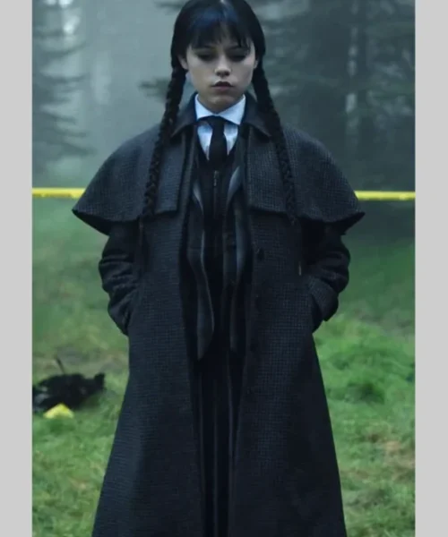 Wednesday S02 Jenna Ortega Coat
