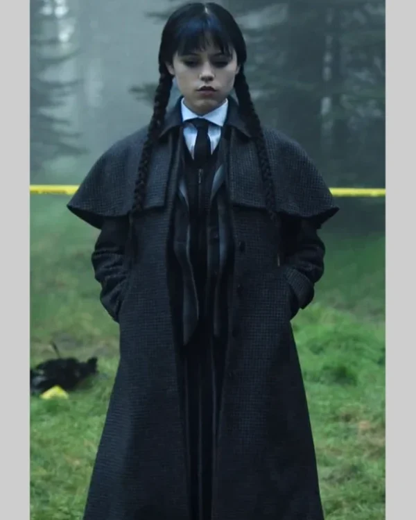 Wednesday S02 Jenna Ortega Coat