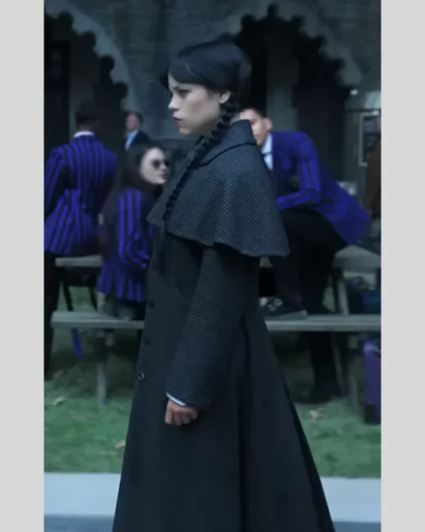Wednesday S02 Jenna Ortega Coat sale (1)