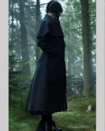 Wednesday S02 Jenna Ortega Wednesday Addams Wool Coat Coat back