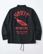 White Mountaineering Qotsa Songs For The Deaf Black Coach Jacket Sale