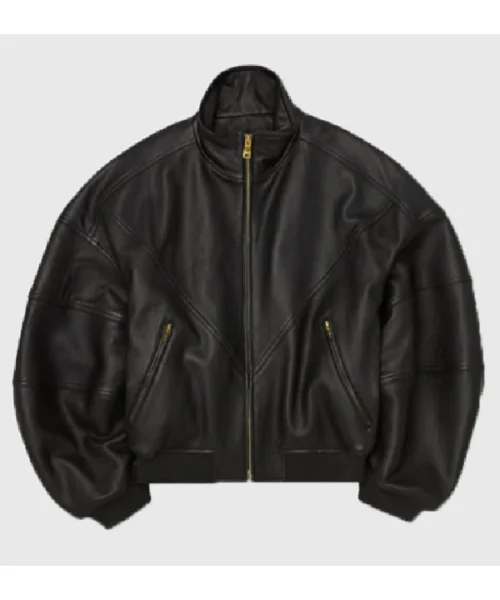 Willy Chavarria Ruff Rider Leather Jacket