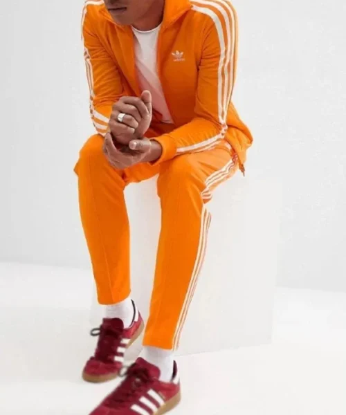 Adidas Orange Tracksuit